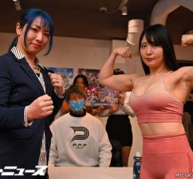 AV 배우 짱요타 다시한번 프로레슬링에 도전!