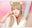 홍지은 직찍 250504 일러스타 페스 7 미스틱 뮤즈 부스 우리집 고양이가 여자애라 귀여워 '키나코' 코스프레 - 모델 홍지은