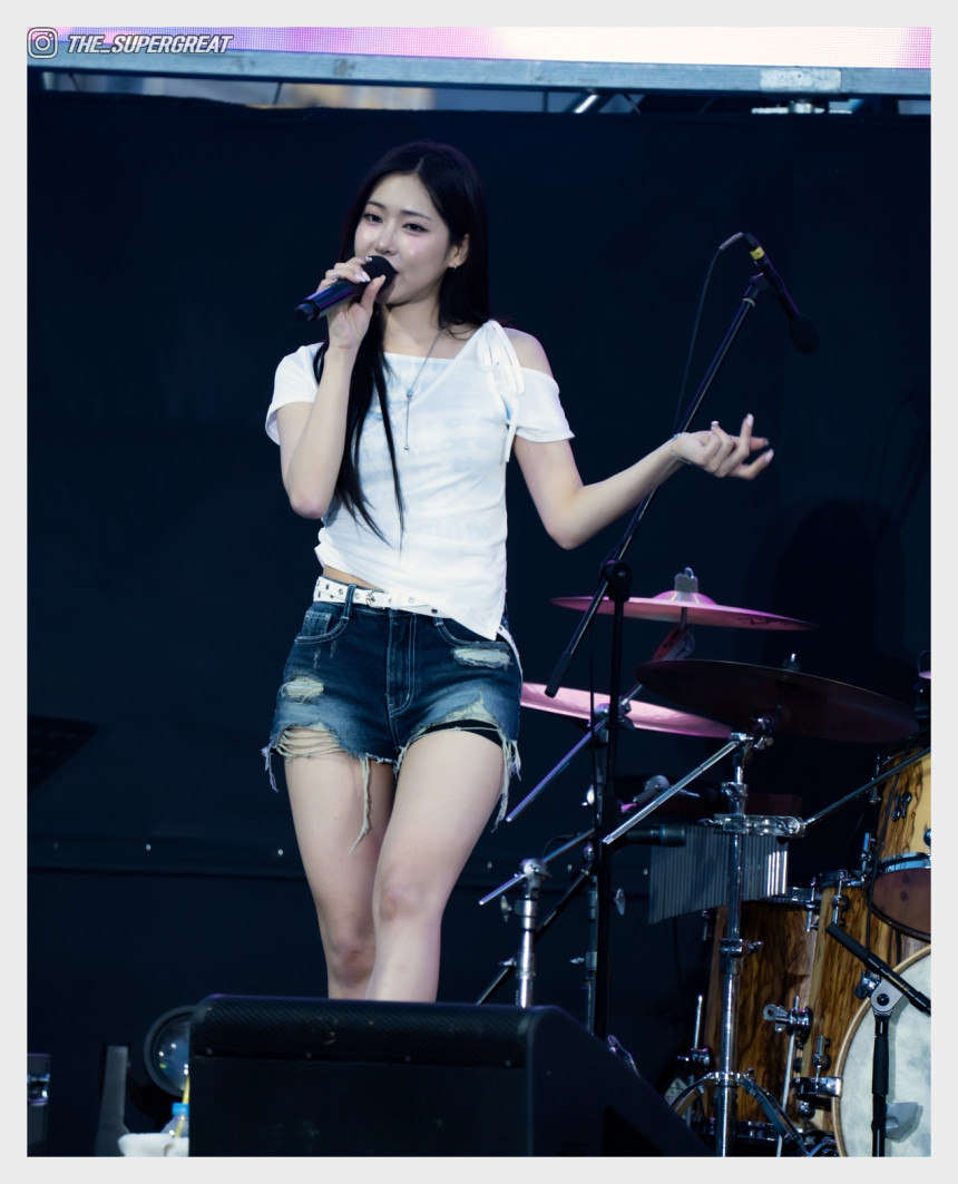 러브원 아연 2025 여르미오페스티벌 250816 직찍