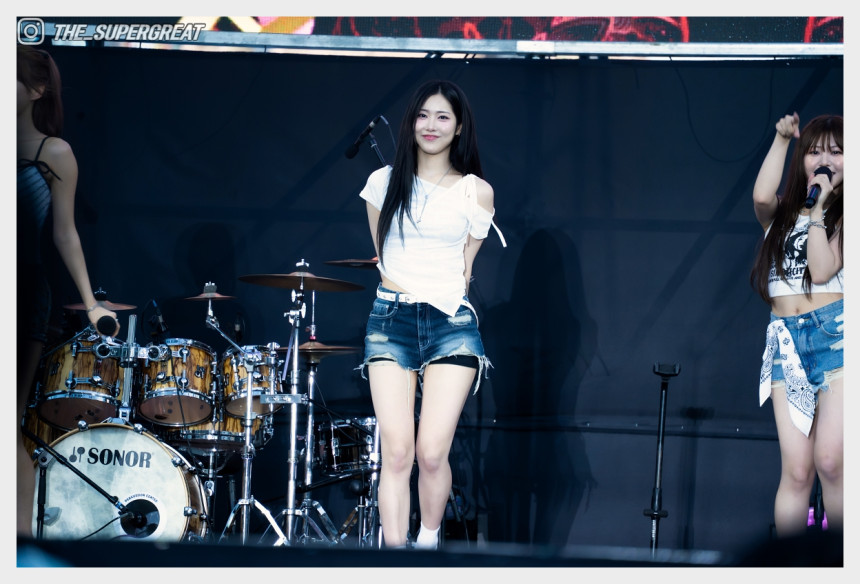 러브원 아연 2025 여르미오페스티벌 250816 직찍