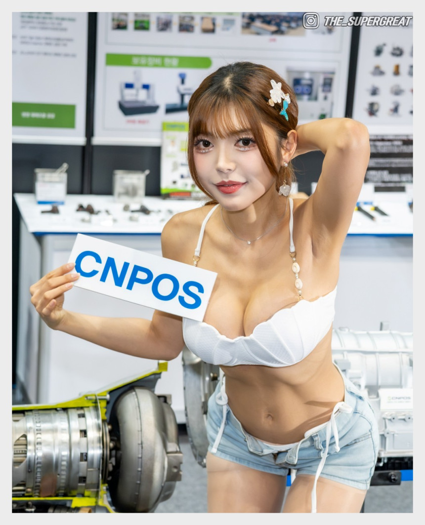 유수정 2025 오토살롱테크코리아 씨엔포스 부스 250920 직찍- 모델 유수정 - 27