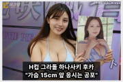 H컵 그라돌 하나사키 후카 SNS 호소 가슴 15cm 앞 응시는 공포 촬영 매너 당부.. 일부 팬들 직업 정신 비판에 SNS로 해명