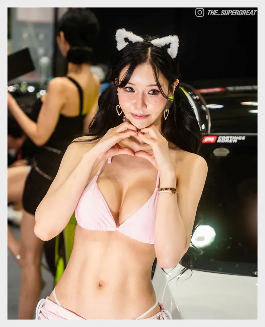 민한나 2025 오토살롱테크코리아 피원코팅즈 코리아 부스 250921 직찍 - 모델 민한나 - 15