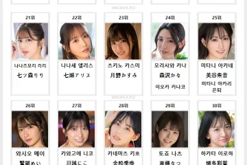 2026년 05월 AV 여배우 순위 TOP 50 - MissAV 월간 스트리밍 부문