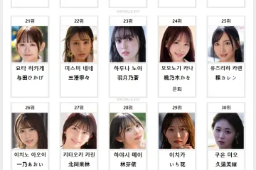 2026년 06월 AV 여배우 순위 TOP 50 - BOOKMATE 월간 판매 부문